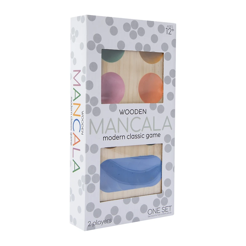 wooden mancala modern classic game