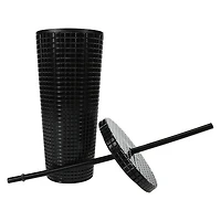 Glossy Grid Tumbler 24oz