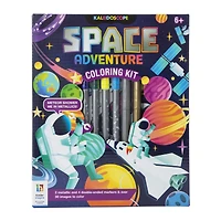 Kaleidoscope Space Adventure Coloring Book Kit