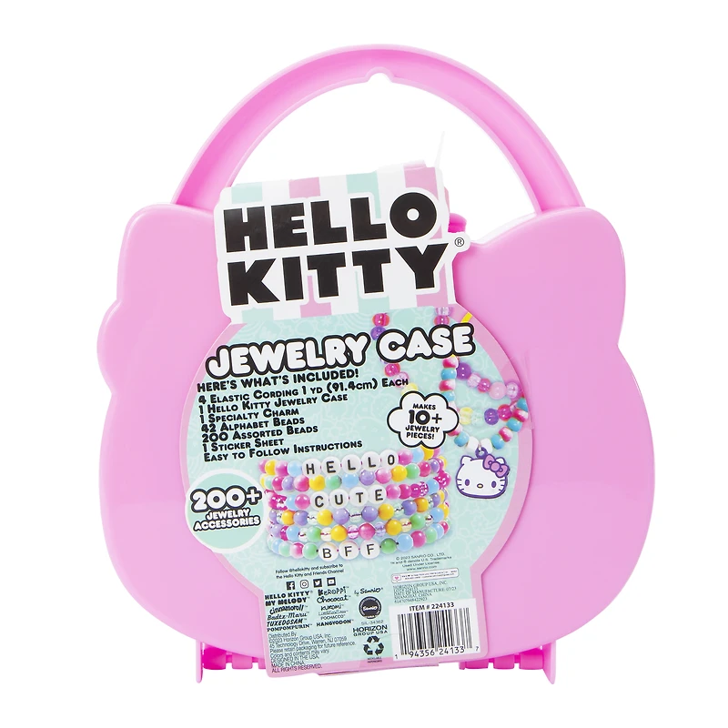 hello kitty® jewelry making case with 200+ accessories