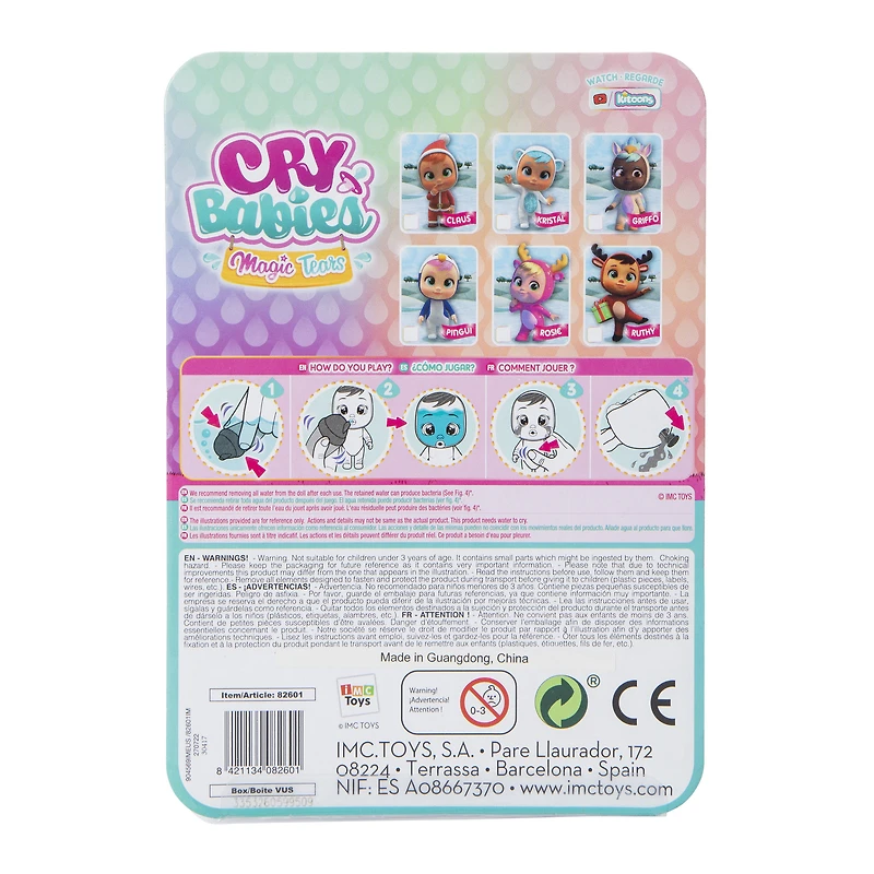 holiday cry babies magic tears™ doll