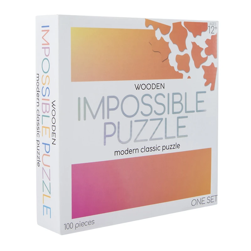wooden impossible puzzle