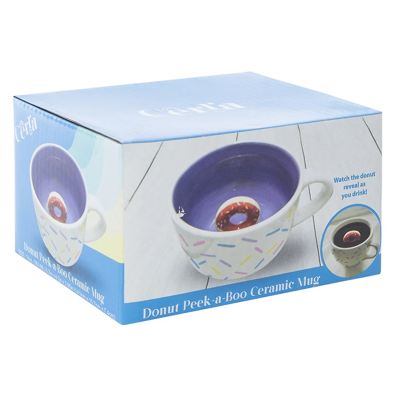 ceramic peekaboo mug