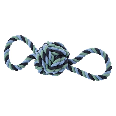 monkey fist infinity loop rope dog toy