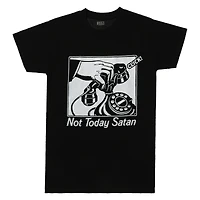 'not today satan' graphic tee