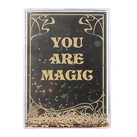 glitter picture frame 5in x 7in