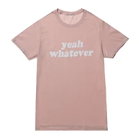 'yeah whatever' graphic tee