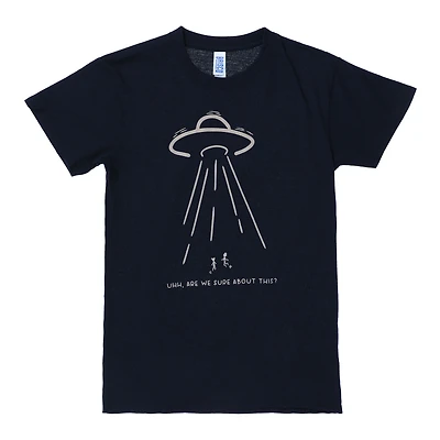 alien abduction graphic tee