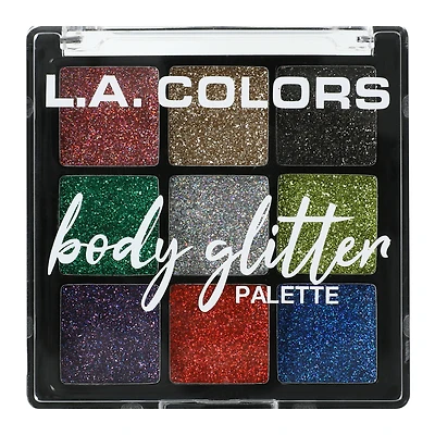 L.A. Colors® Body Glitter Palette 9-Piece