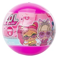 give yourself a doll-ightful makeover with this l.o.l. surprise! accessories blind bag ball. mystery accessories await you inside!