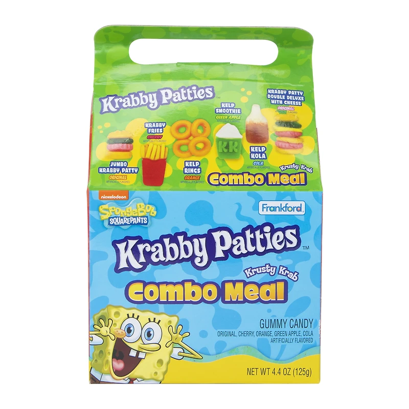 spongebob squarepants krabby patties™ gummy candy combo meal 4.4oz