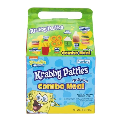spongebob squarepants krabby patties™ gummy candy combo meal 4.4oz