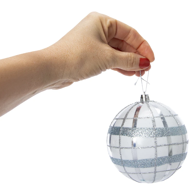 printed christmas ball ornament