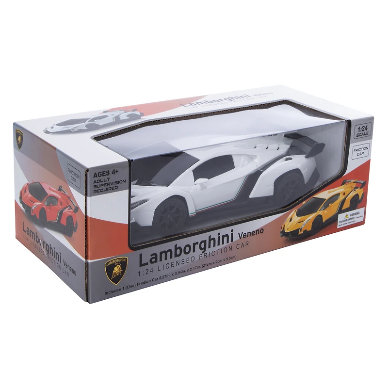 lamborghini® veneno 1:24 licensed friction car