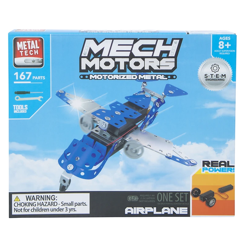 Mech Motors Motorized Metal Vehicle Construction Kit