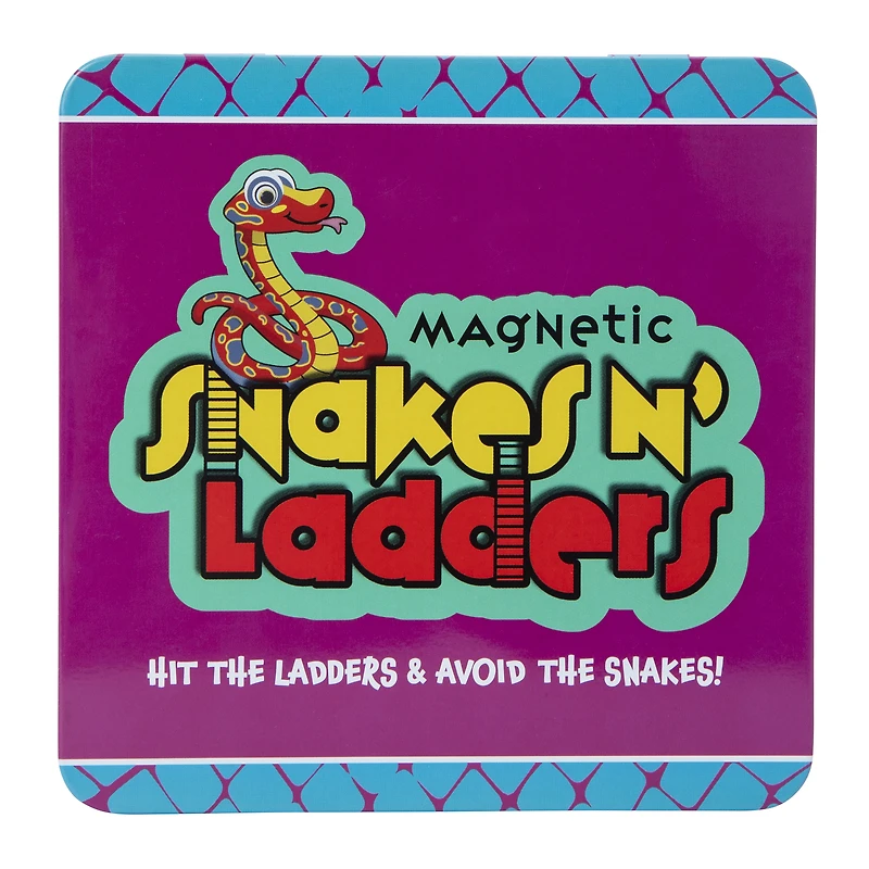 travel size magnetic snakes n' ladders game