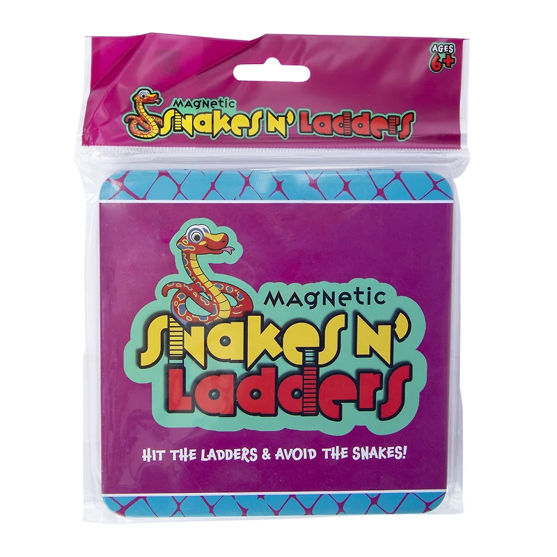 travel size magnetic snakes n' ladders game