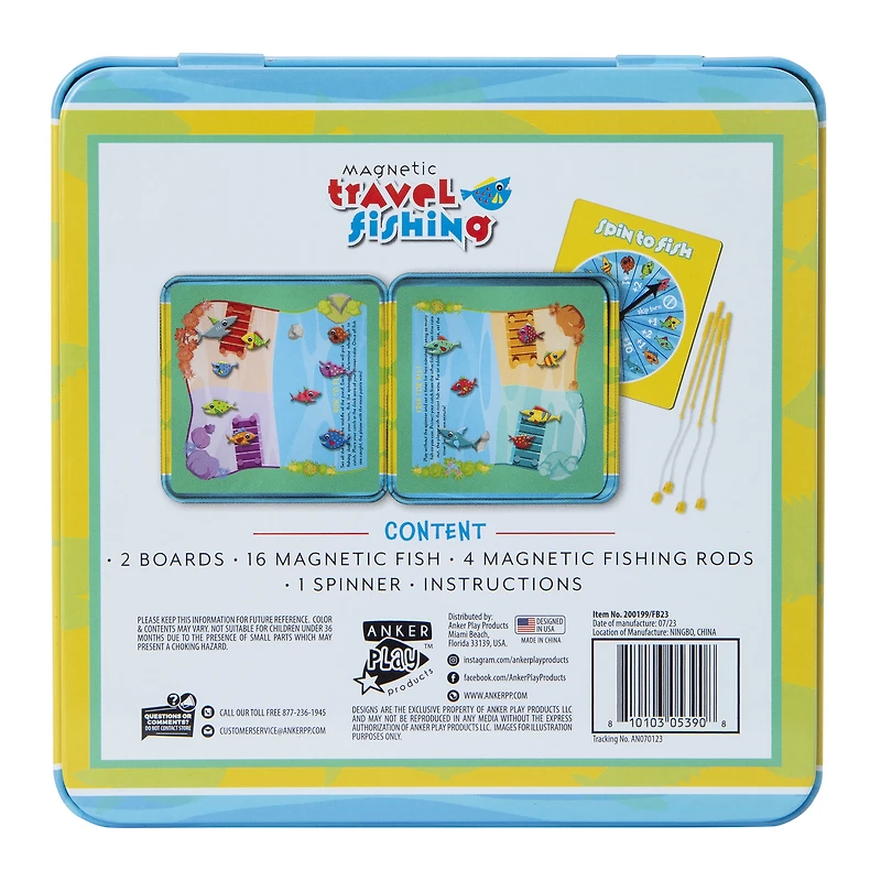 travel size magnetic fishing game