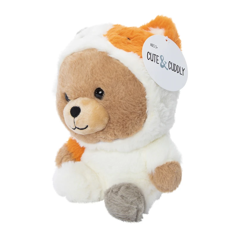 hooded costume teddy bear 9in