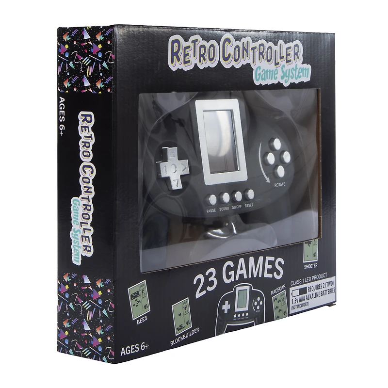 retro controller game system with 23 games