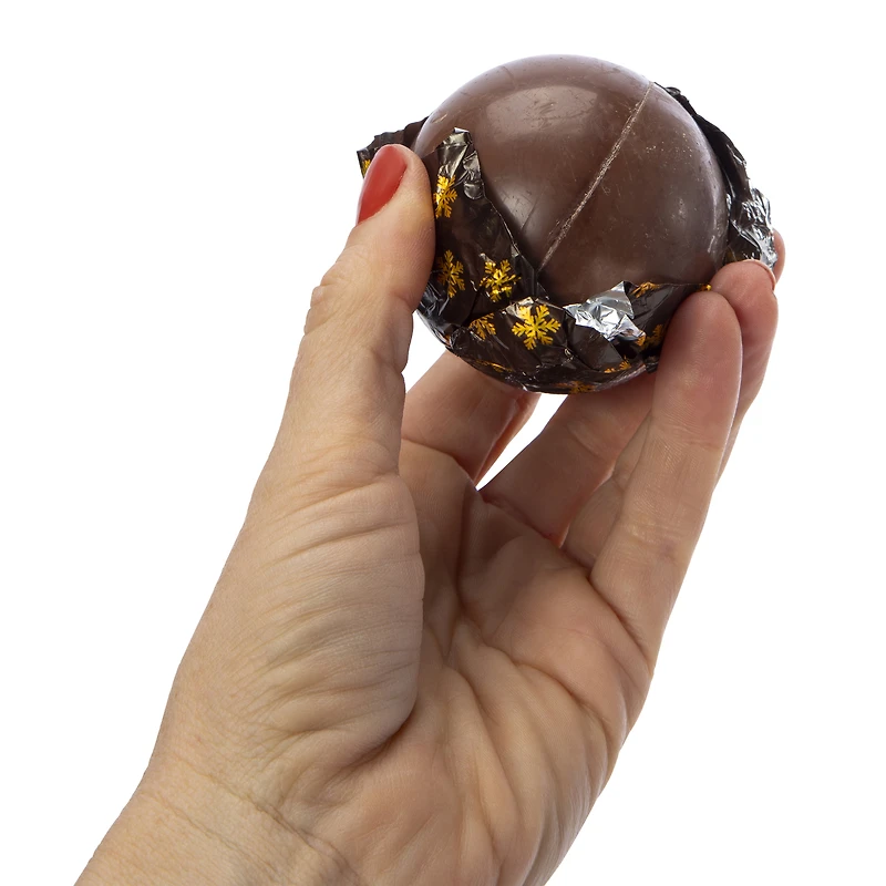 salted caramel hot chocolate bomb with mini marshmallows 1.6oz