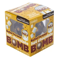 salted caramel hot chocolate bomb with mini marshmallows 1.6oz