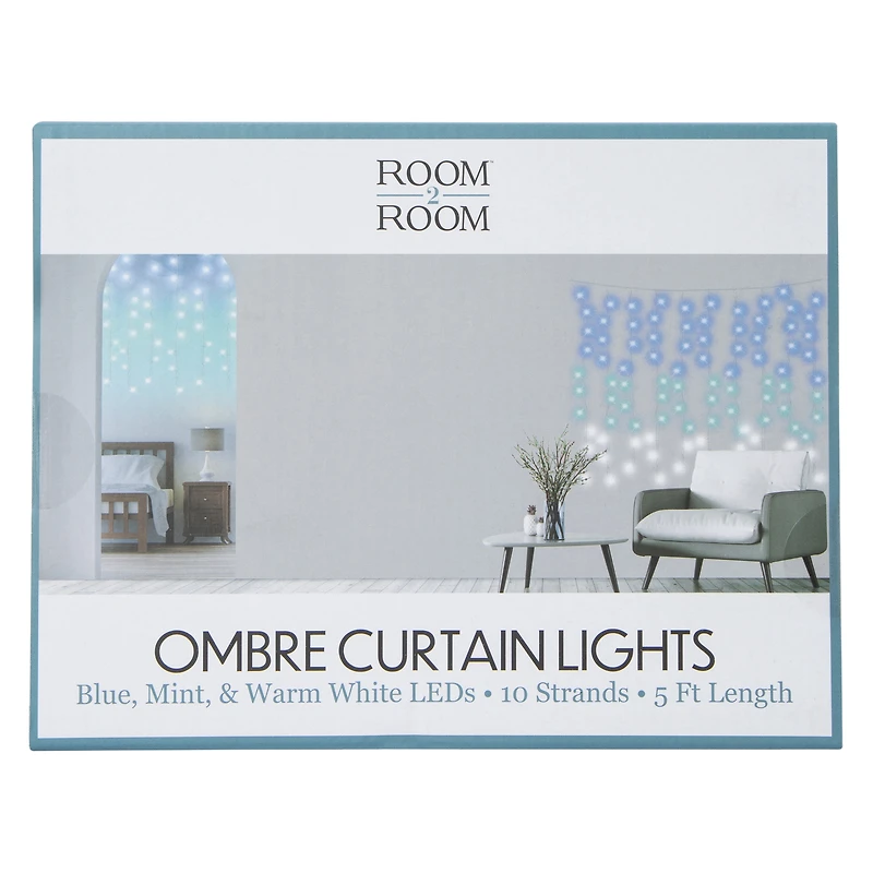 LED curtain lights 10 strands