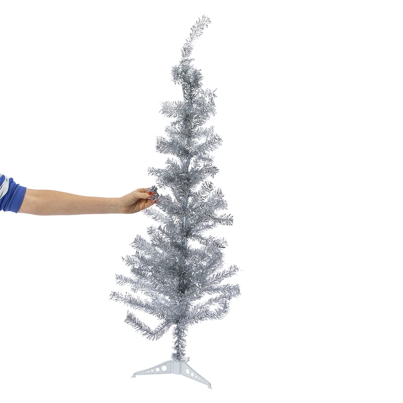 4ft silver christmas tree