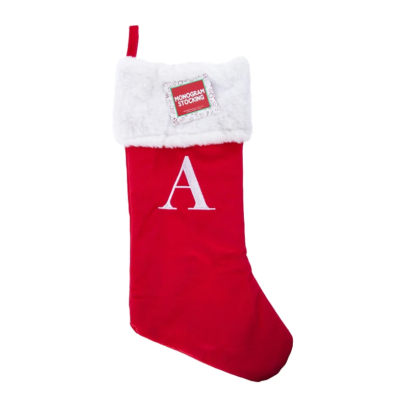 Monogram Christmas Stocking