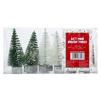 mini bottle brush trees 6-count