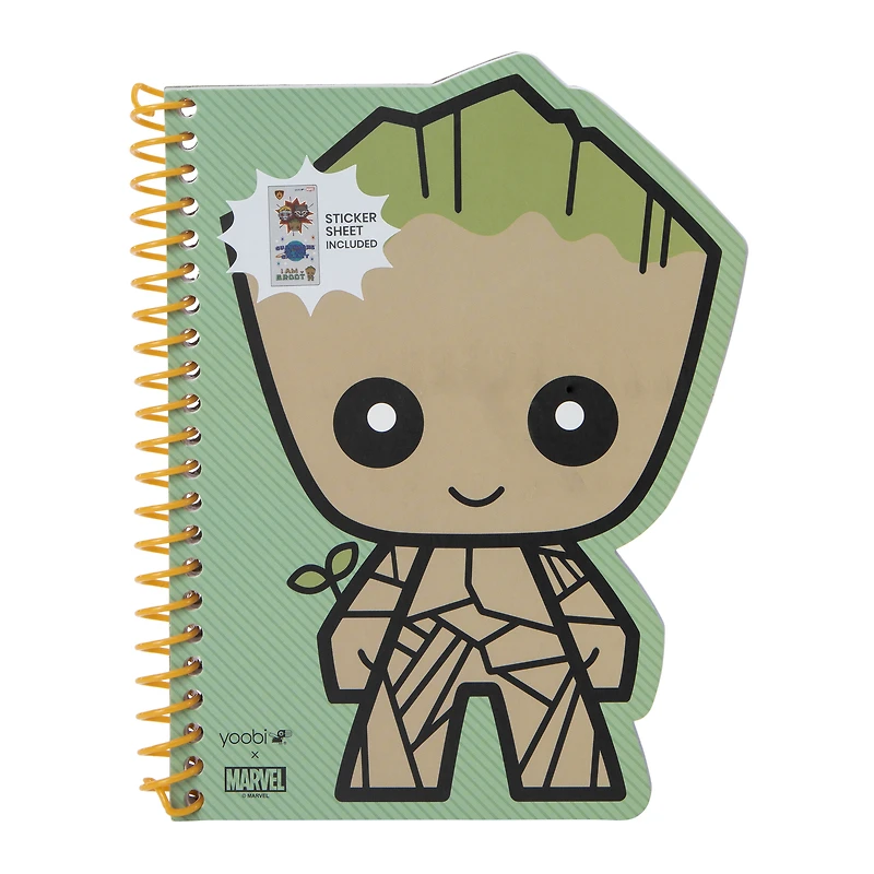 yoobi x Marvel I am Groot mini journal