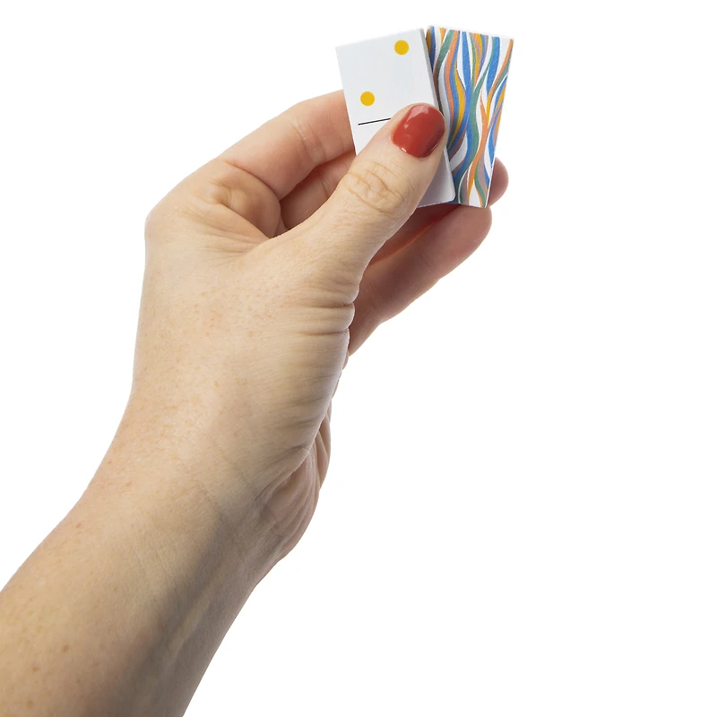 wooden dominoes modern classic game