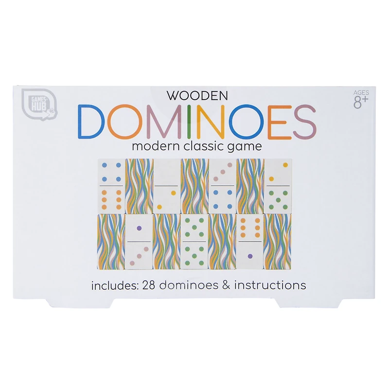 wooden dominoes modern classic game