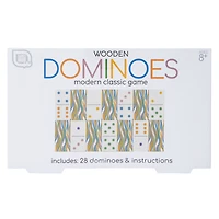 wooden dominoes modern classic game