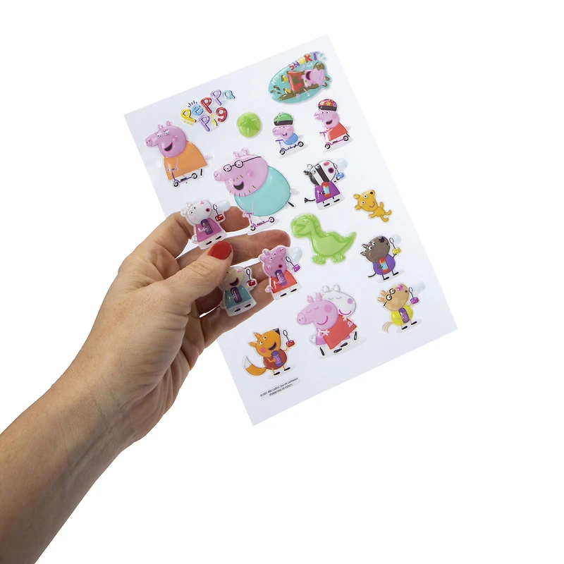 peppa pig™ puffy stickers 17-count
