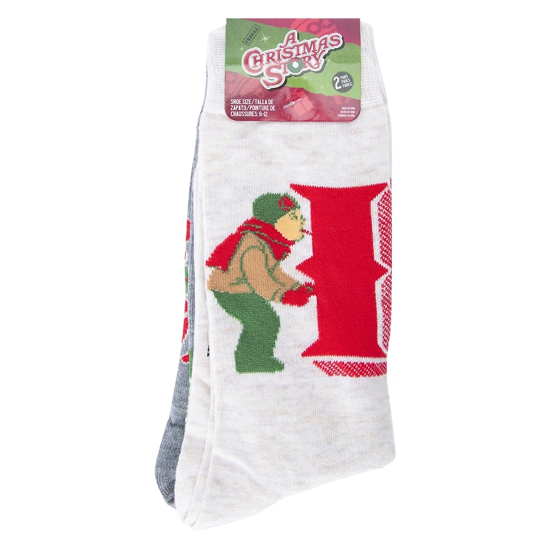 a christmas story™ socks 2-pack