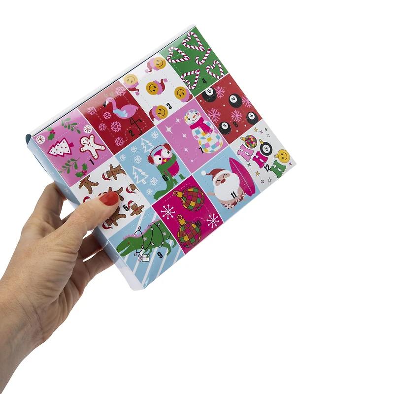 12 days of ladies no-show socks advent calendar