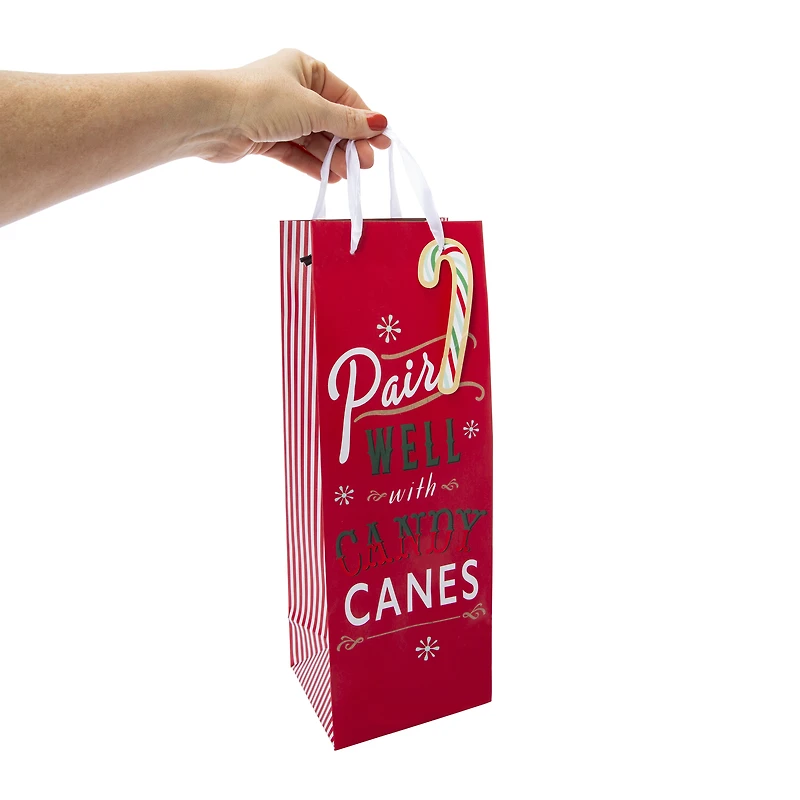 bottle gift bag 5in x 14in