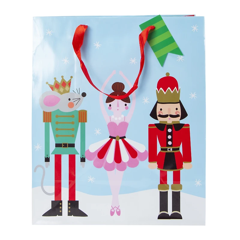 large holiday gift bag 10in x 12in