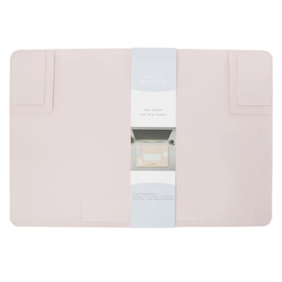 faux leather desk mat 23.6in x 15.75in