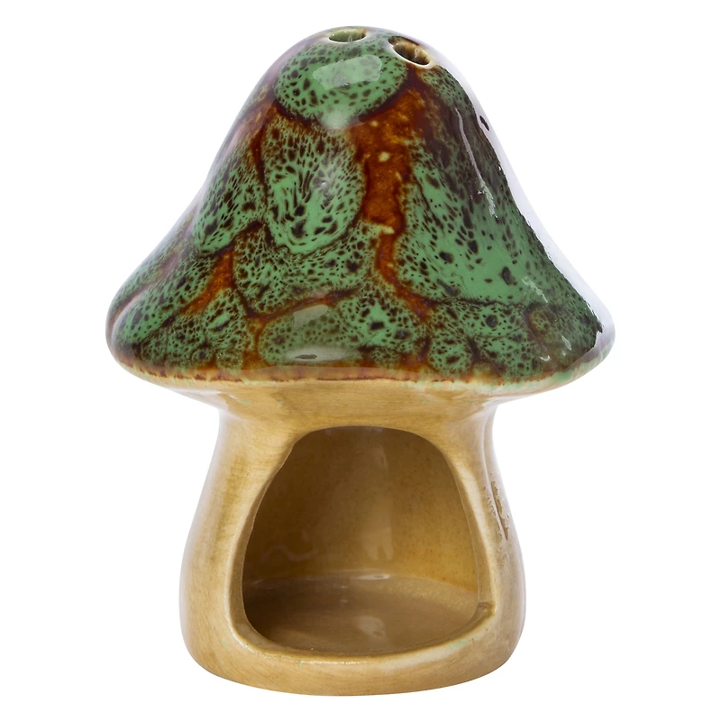 Glazed Mushroom incense Burner