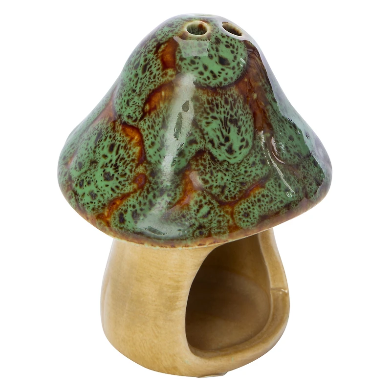 Glazed Mushroom incense Burner