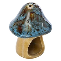 glazed mushroom incense burner
