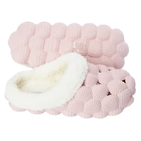 Fur Lined Bubble Clogs