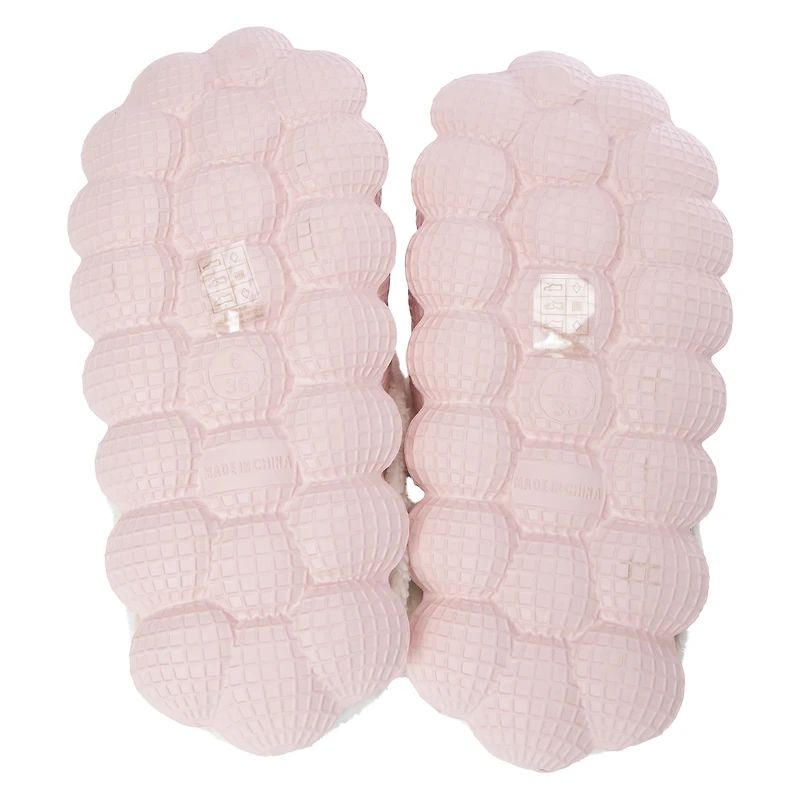 Fur Lined Bubble Clogs