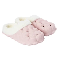 Fur Lined Bubble Clogs
