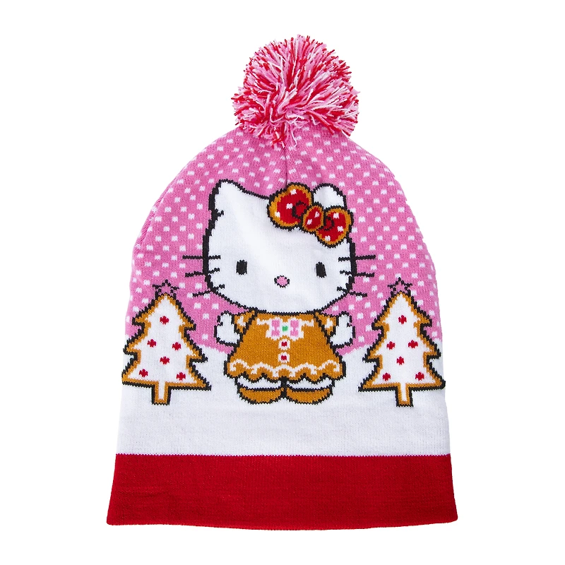 hello kitty™ gingerbread pom beanie