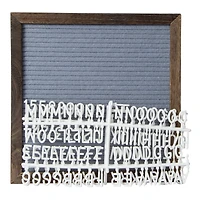 cafe felt letter board with wood frame 10in x