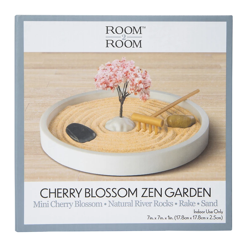 cherry blossom zen garden 7in