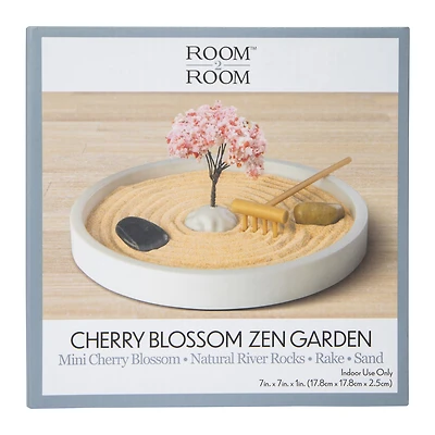 cherry blossom zen garden 7in